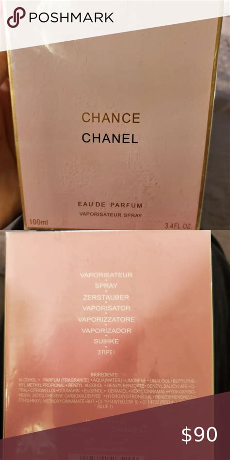 chanel chance ingredients list.